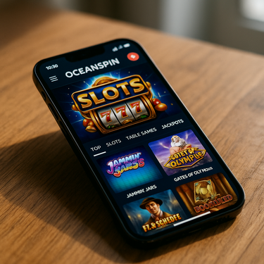 OceanSpin Casino - Mobile Responsive Design - Schweizer Handy Gaming